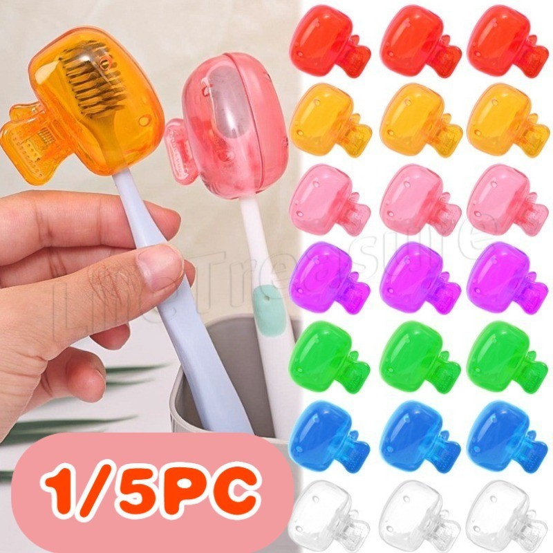 [ ที่โดดเด่น ] ผ้าคลุมหัวแปรงสีฟันแบบพกพา - หมวกป้องกันแปรงสีฟัน - ที่เก็บห้องน้ํากันฝุ่น - เคสป้องกันที่ใส่แปรงฟัน - สําหรับการเดินทางในครัวเรือน, ห้องน