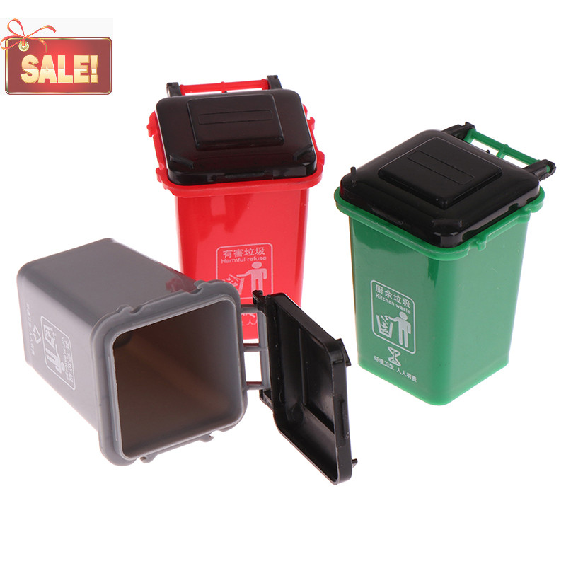 BL 1:12 Dollhouse Miniถังขยะรุ่น/ถังขยะ/ปากกาOrganizer Home Storage Can A