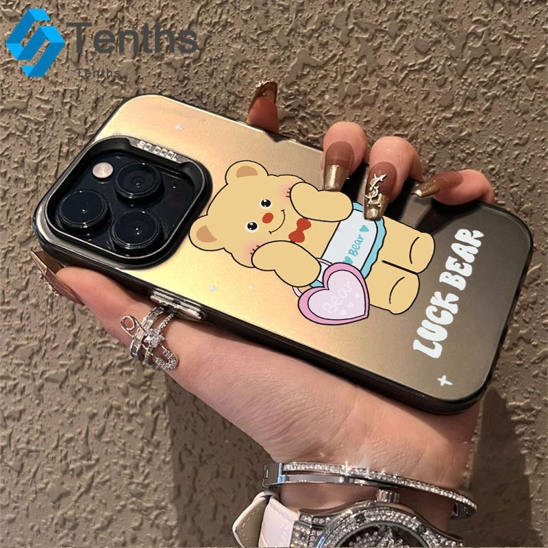 OPPO A38 A18 A58 A57 A77s A17 A15 A16 A54 A55 A3S A74 A95 A94 A96 A76 A78 A16K A5 A9 หมีเนยการ์ตูน เคสมือถือ เปลือกอ่อน
