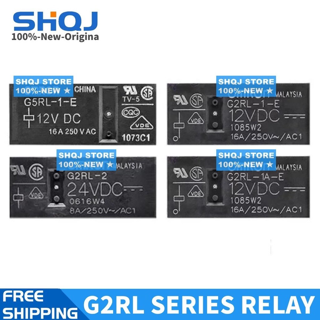 ❆10PCS RELAY G2RL-1-E 24VDC G2RL-2 G2RL-1 G2RL-1A-E 12V 24V 5V G2RL SERIES 100%-new-original