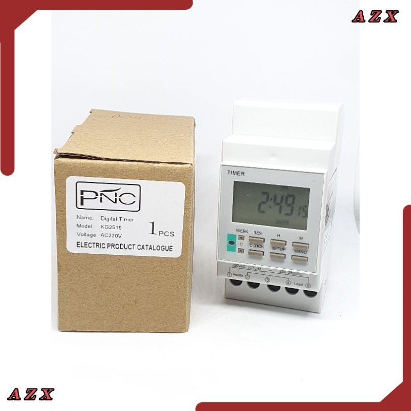 ใน กทม Digital timer KG2516 AC220V  KG-2516  TIMER SWITCH  7 DAY นาฬิกาตั้งเวลา 7วัน