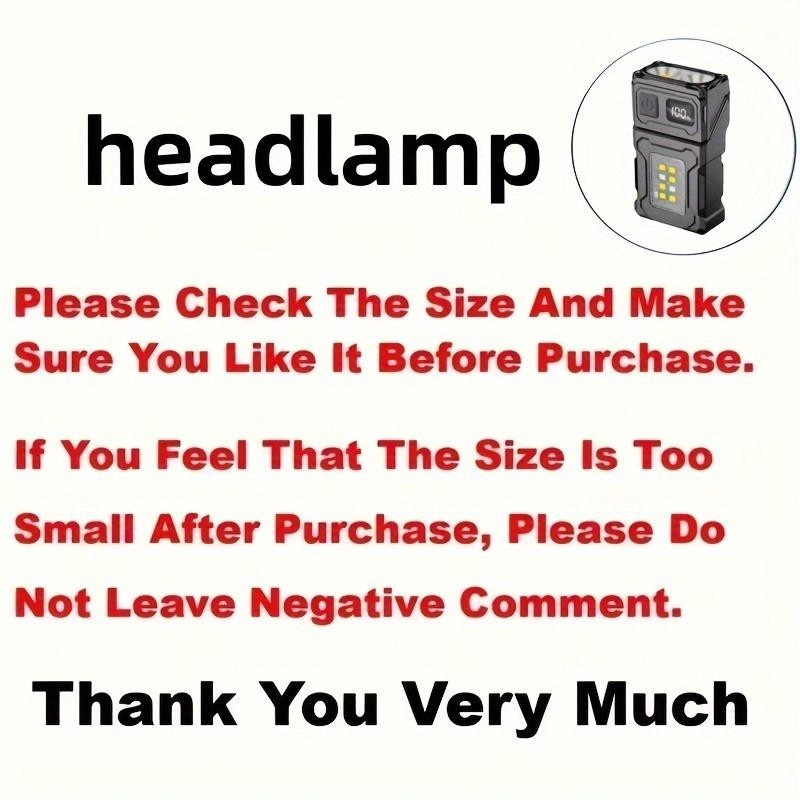 ไฟพวงกุญแจแม่เหล็กหมุนได้ ยูเอสบี ชาร์จซังไฟฉาย สุด ๆ สว่าง หมวกคลิปไฟสําหรับตั้งแคมป์ตกปลาฉุกเฉิน - รูปที่ 5