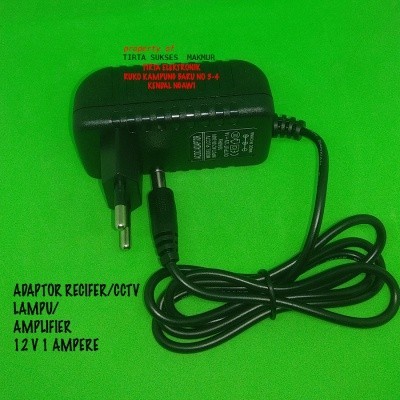 12V 1A ADAPTER / โคมไฟ