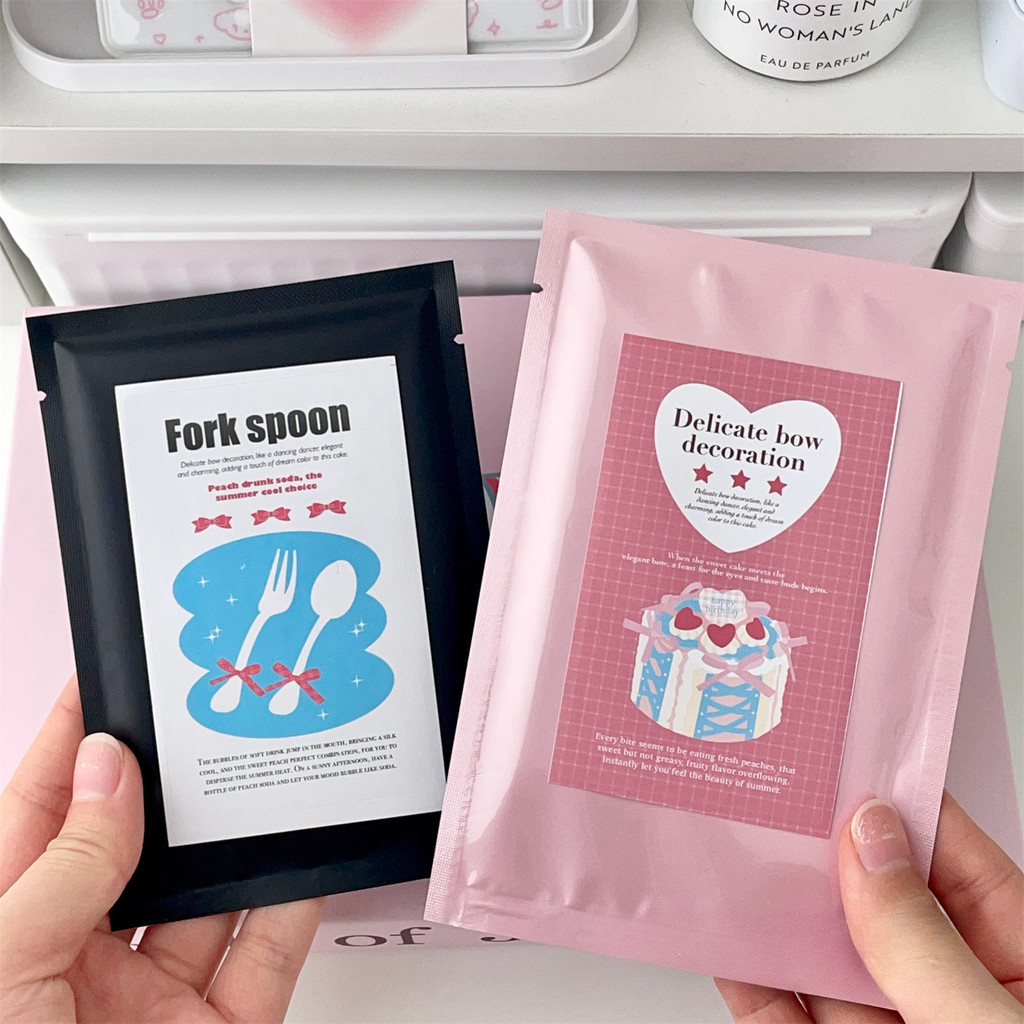 10ชิ้นความร้อนถุงปิดผนึกบัตรบรรจุภัณฑ์วัสดุถุงเก็บ