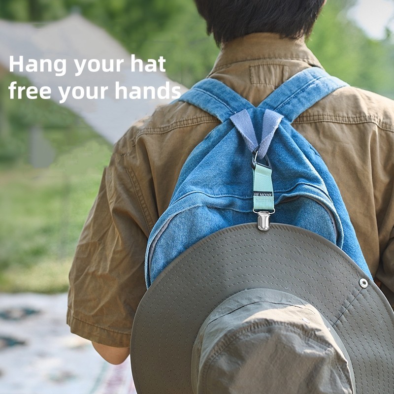 หมวก Keeper คลิป Universal กระเป๋าถือแบบพกพาหมวกคลิปผ้าใบน้ําหนักเบาอุปกรณ์เสริม Travel Outdoor Practical Gadgets