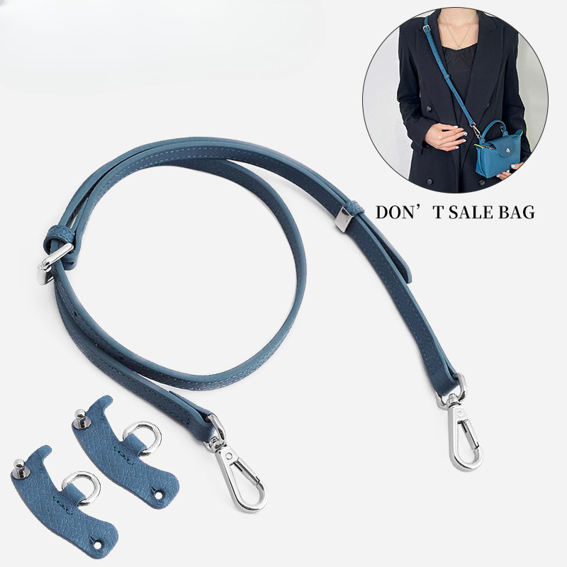ใหม่สายกระเป๋าสีสําหรับกระเป๋า Longchamp Mini สายคล้องไหล่ 2024 ใหม่สี Crossbody Punch-free Transformation