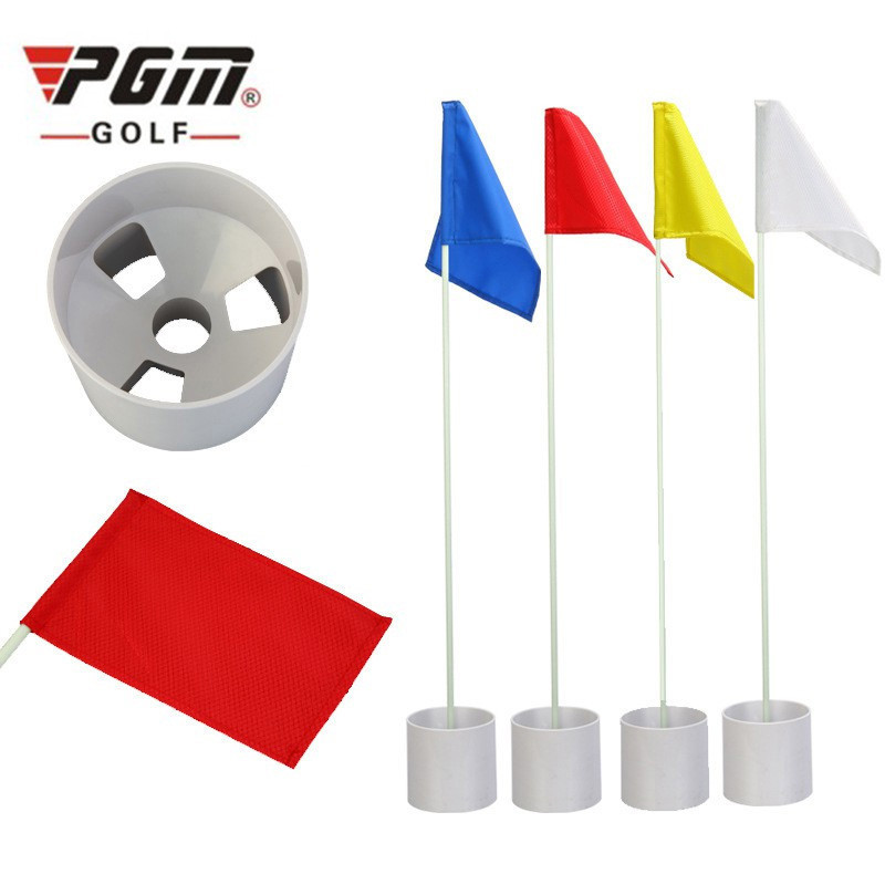 [11GOLF] หลุมกอล์ฟ พร้อมก้านธง PGM DB001-1 พร้อมธงสี ขนาด 81.5*10.7CM GOLF FLAGPOLE HOLE CUP