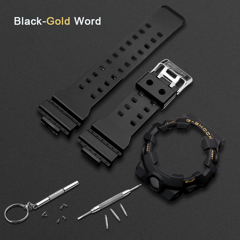 สร้อยข้อมือกรอบ Bezel สายนาฬิกาสําหรับ GA700 GA710 GA735 กีฬายางซิลิโคนสายนาฬิกากรณีฝาครอบป้องกันนาฬิกาอุปกรณ์เสริม