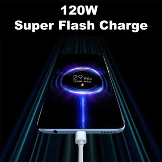 สายชาร์จ Xiaomi 120W สำหรับ Xiaomi 11 12 13 14 Redmi Note 11T 12T 13 Pro POCO X4 X5 สายเคเบิลข้อมูล Xiaomi 6A USB TypeC Fast Charging Cable เข้ากันได้กับ 120W