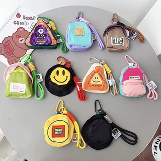 【ขายเวลาจำกัด】กระเป๋าใส่หูฟังอเนกประสงค์ Creative เชือกคล้องโทรศัพท์มือถือ กระเป๋าเก็บเหรียญ