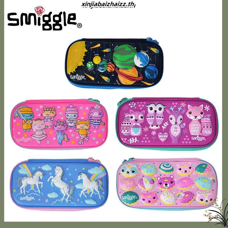 Smiggle กล่องดินสอ เครื่องเขียน สําหรับเด็กผู้ชาย และเด็กผู้หญิง ชุดของขวัญ