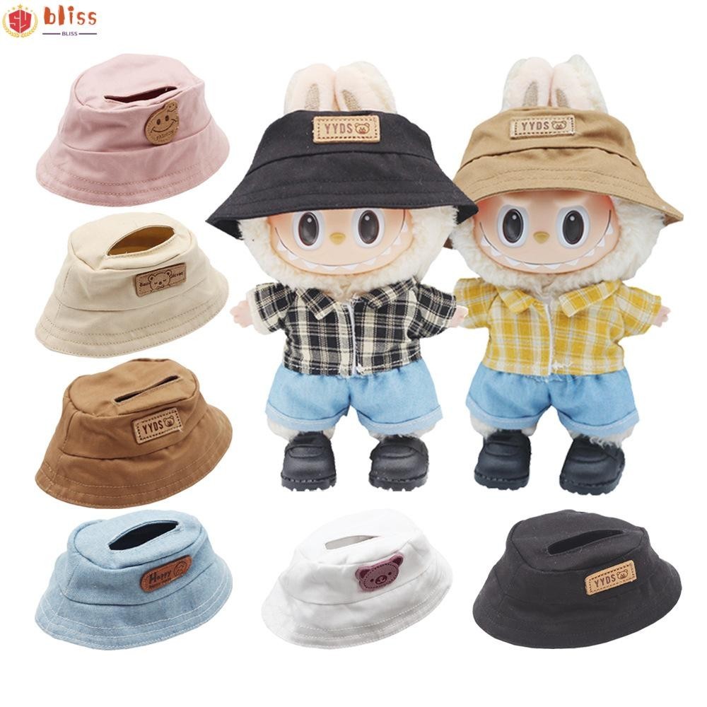 Blliss หมวกตุ๊กตา, Handmade เปลี่ยน Labubu หมวก, แฟชั่นถัก 17 ซม. Labubu 10 ซม.ตุ๊กตาผ้าฝ้ายอุปกรณ์เสริมตุ๊กตา Joint ตุ๊กตา