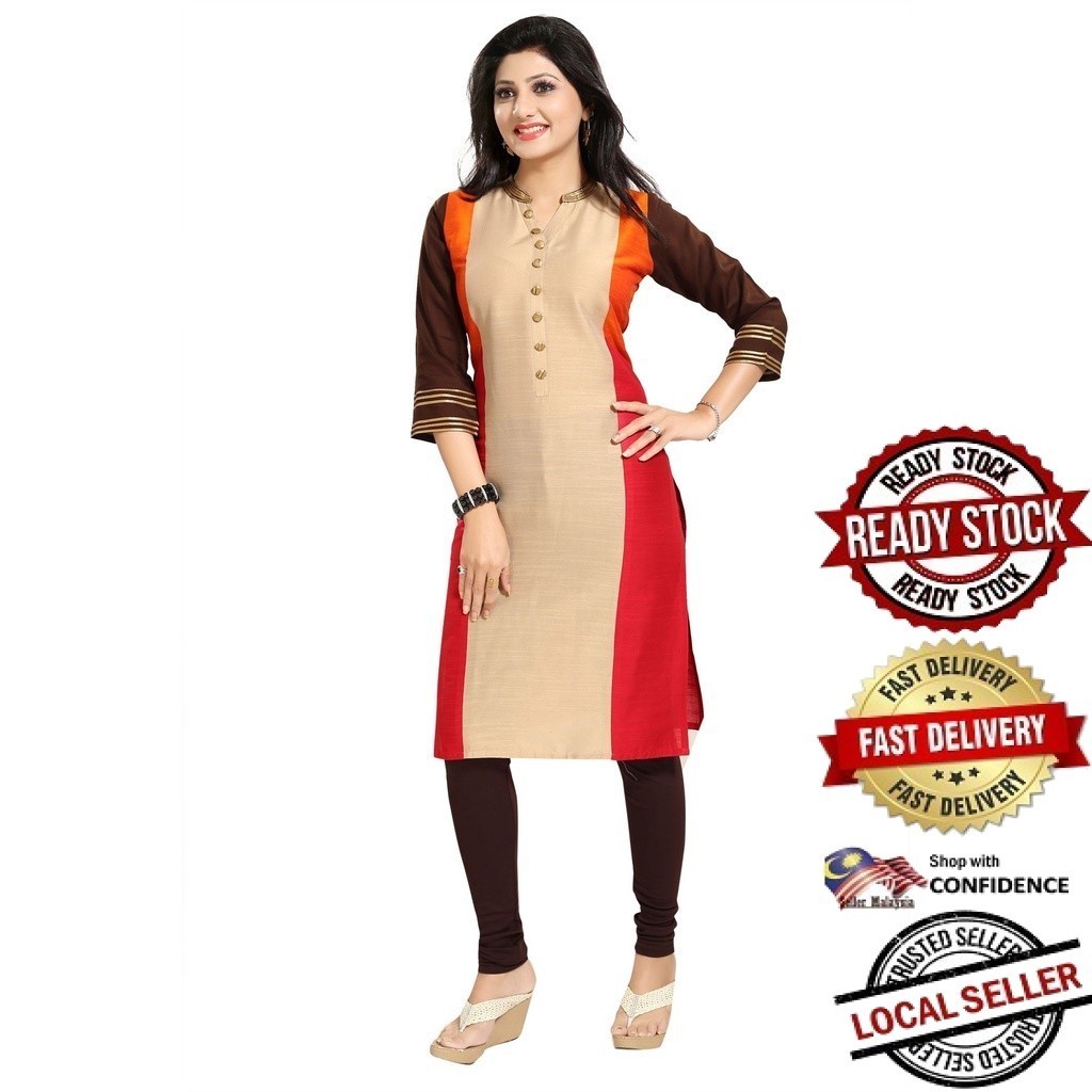 Kurti Designer Indian Kurtis Top Saree Palazzo Punjabi Suit UD365BDSC