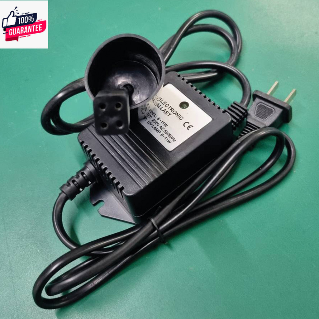 ัลลาสต์ยูวี BALLAST UV 6 Watts 4/1 4 เขี้ยว 1 ด้าน 9WAREE