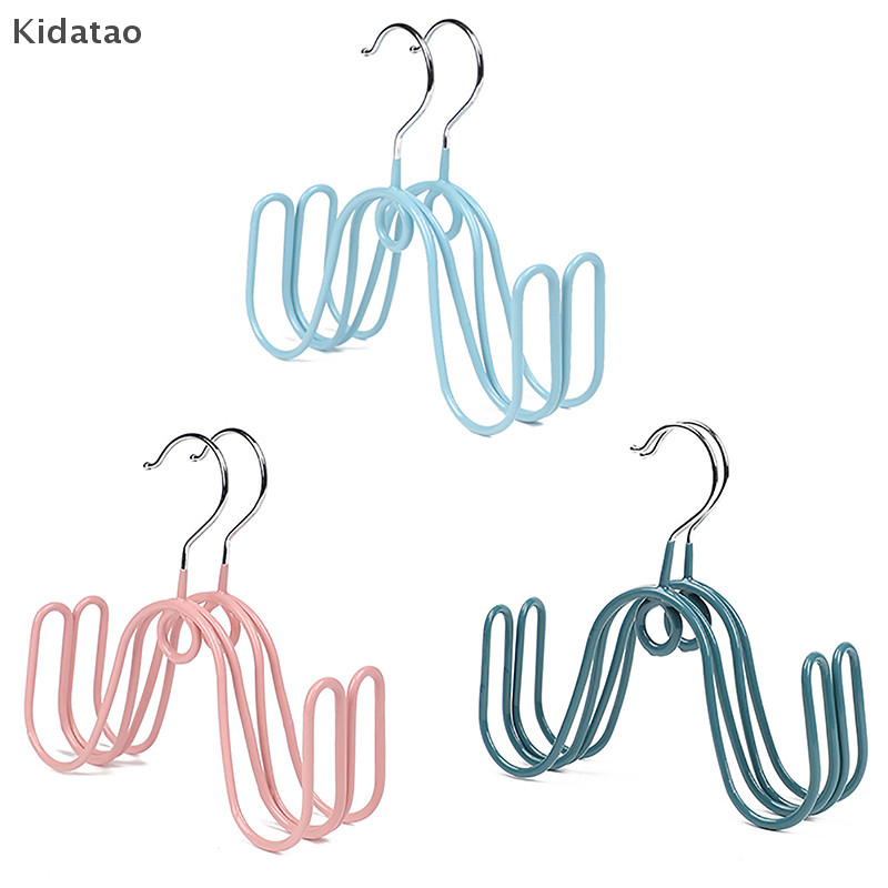 Kidatao รองเท้าในครัวเรือนราวตากผ้าแขวนตะขอแขวนชั้นวางประหยัดพื้นที่บ้านตู้เสื้อผ้าจัดเก็บใหม่