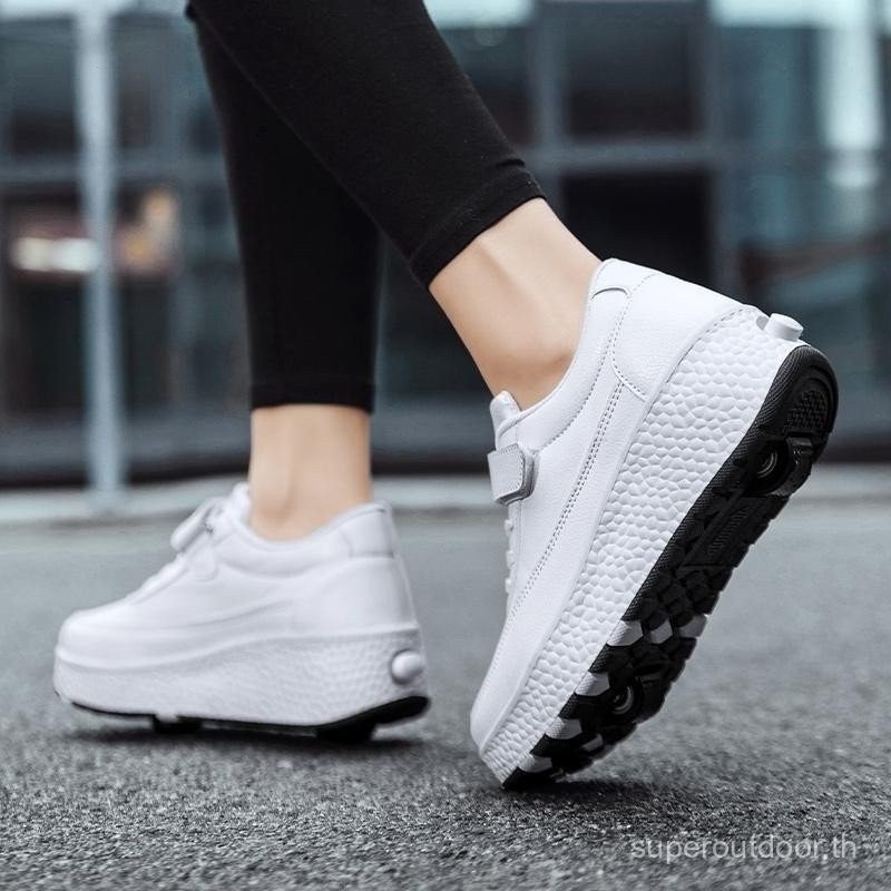 เด็กรองเท้าลูกกลิ้งสาวรองเท้าผ้าใบที่มีล้อกลายเป็น27-43กีฬารองเท้าผ้าใบ fbdi