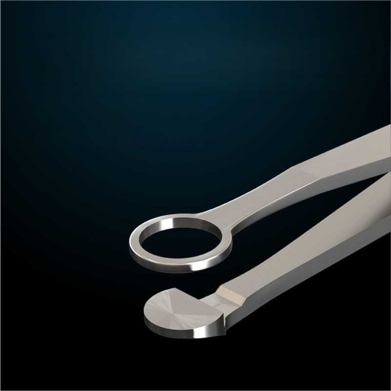 Nose Hair Trimmer Manual Stainless Steel round Nose Hair Clip
