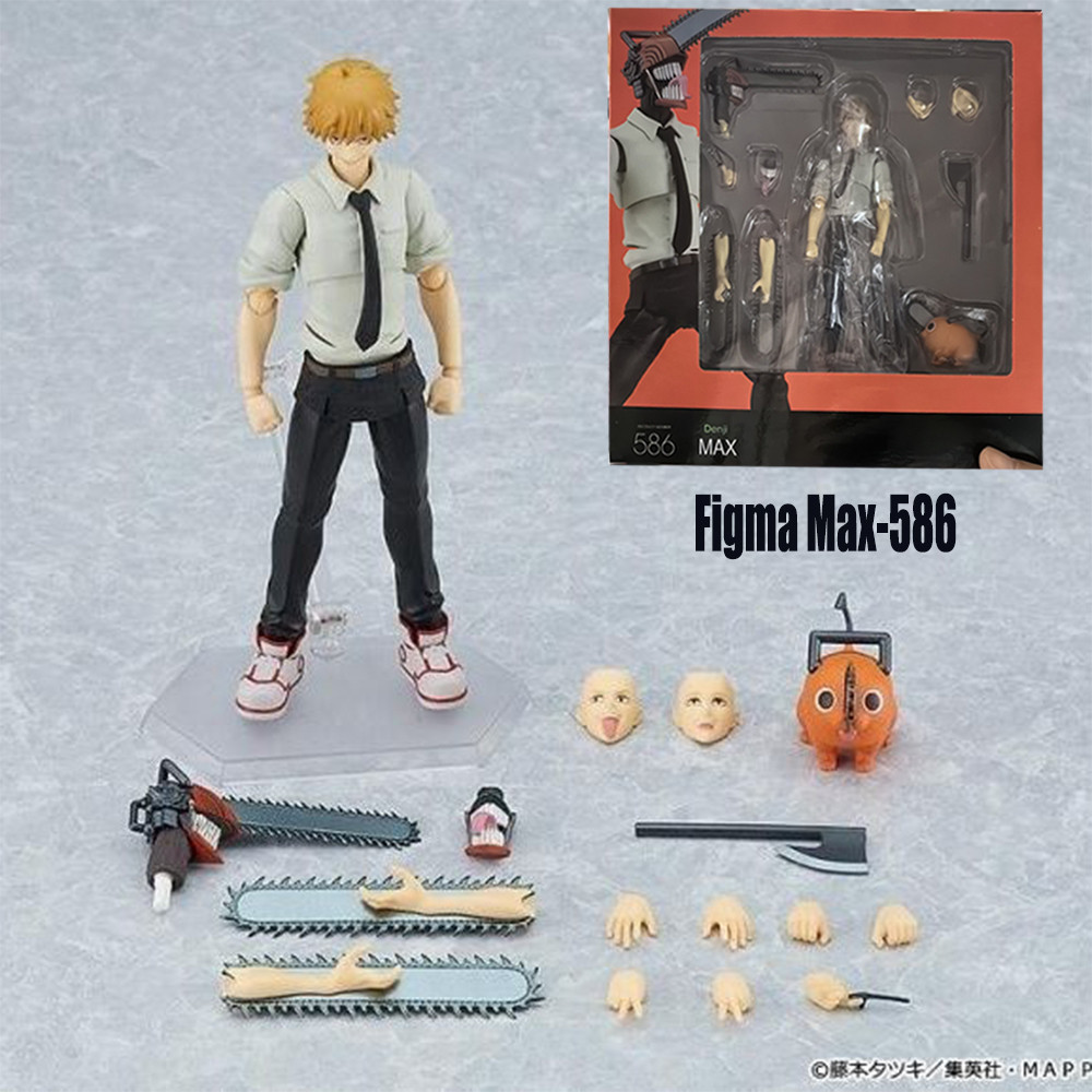 Chainsaw Man Figma Denji Max-586 Action Figure Shf Denji Articulado รุ่น
