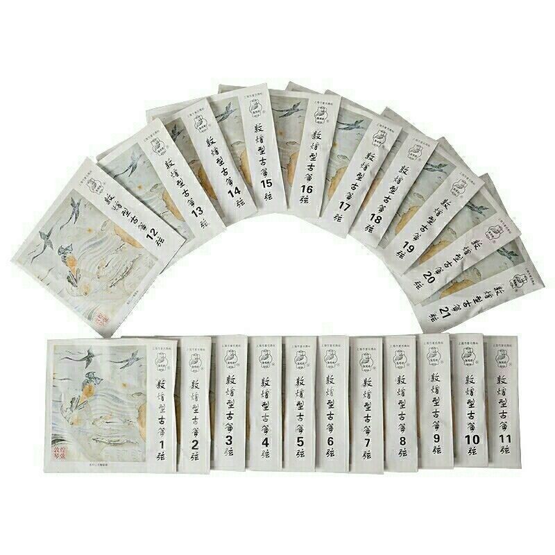 กู่เจิงตุนหวงสตริงมาตรฐานกู่เจิงสากลสตริงนําเข้าแกนเหล็กสายกู่เจิง1-5สาย1-21ชุดเต็มสามารถยิงเดี่ยว