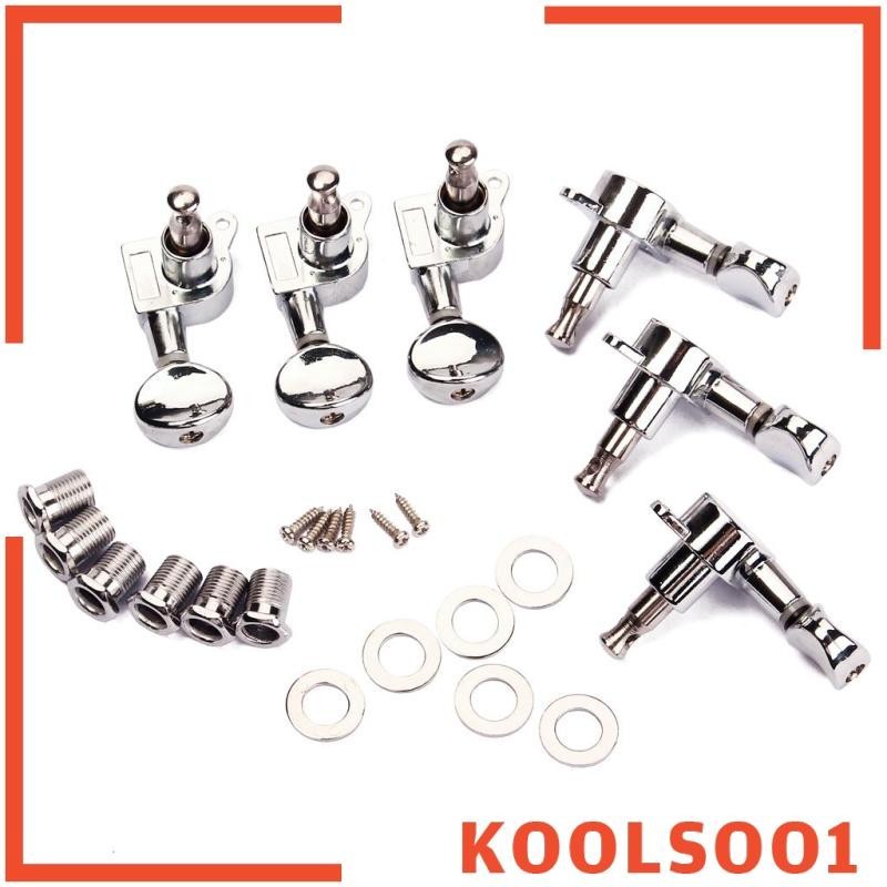[Koolsoo1] 6 ชิ้น Sliber กีตาร์โปร่งหัวเครื่องลูกบิดสายกีตาร์ปรับแต่งหมุด