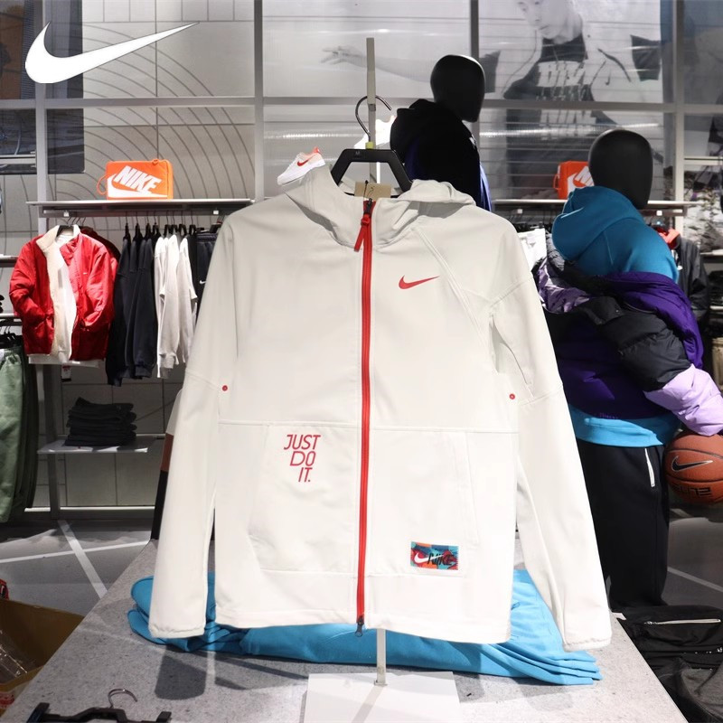 เสื้อแจ็คเก็ตกีฬา NIKE Unisex คุณภาพสูงแฟชั่น Versatil Style Coat สไตล์ใหม่เสื้อกันลมกันลมกลางแจ้ง