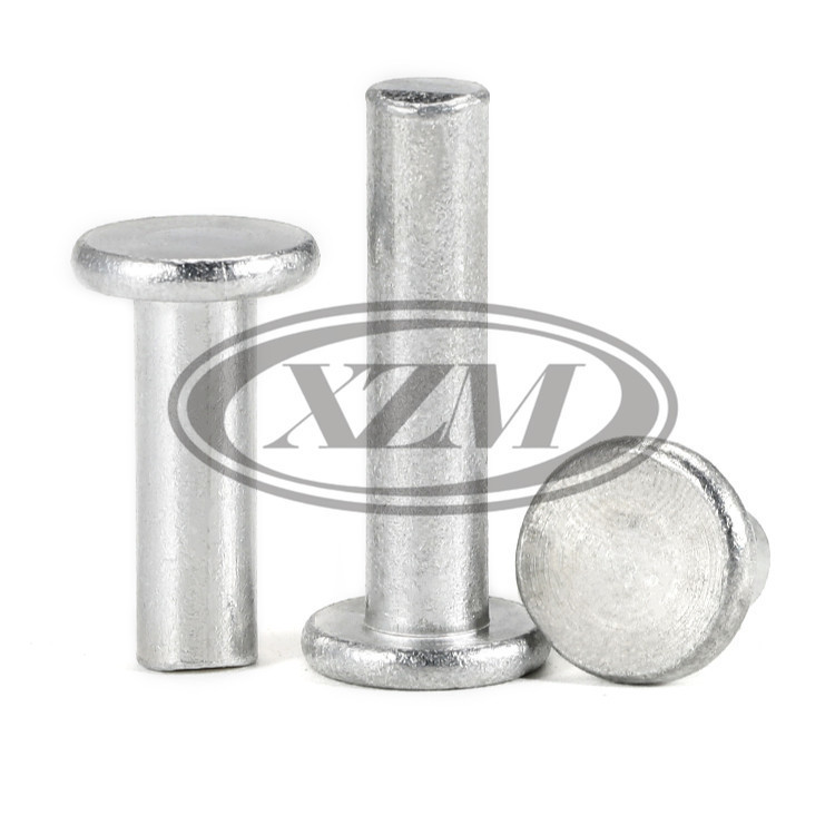 [XZM] Flat Cap Solid Rivets Hand-Percussion Willow Nails Socket Nails GB109 Flat Round Head Aluminiu