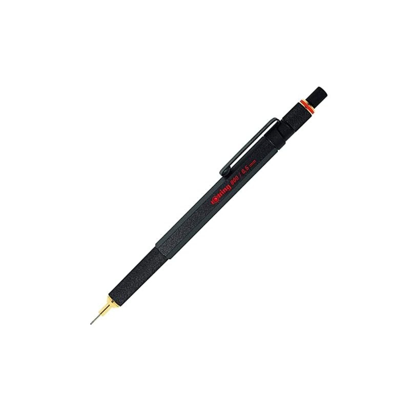 1. Rotring 800 Black Mechanical Pencil 0.5mm
2. Rotring 800 Black Twist-Action Mechanical Pencil 0.5