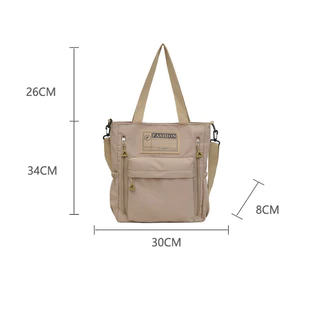 Laber LEE Tote Bag Womens Folding Capacity Bag Waterproof Gym Handbag Multi Pockets Shoulder Bag