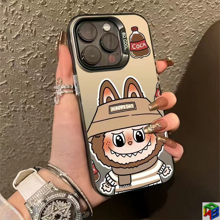 Cola Labubu Apple 15/16/17Promax 14plus/13/12/11promax เคสโทรศัพท์ iPhone X/XR/XSMAX 7/8plus Soft