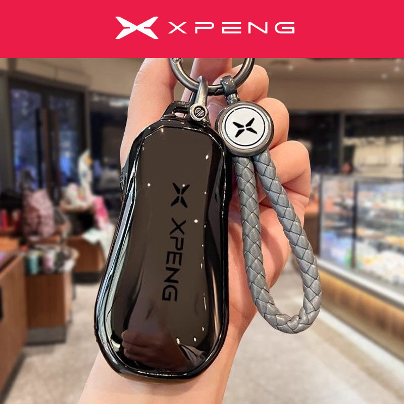 เหมาะสําหรับ XPENG G6 EV เปลือกกุญแจรถพิเศษเคสป้องกันจี้กุญแจกุญแจรถ Unisex 2024 2025 xiaopeng accesory