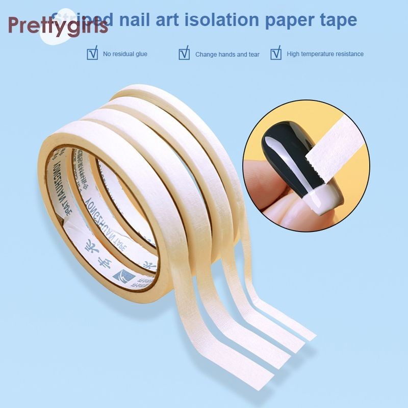 PY.thMasking Tape French Style Nail Art Stripe Isolation Tape เทปกาว Nail Art Tool-PY