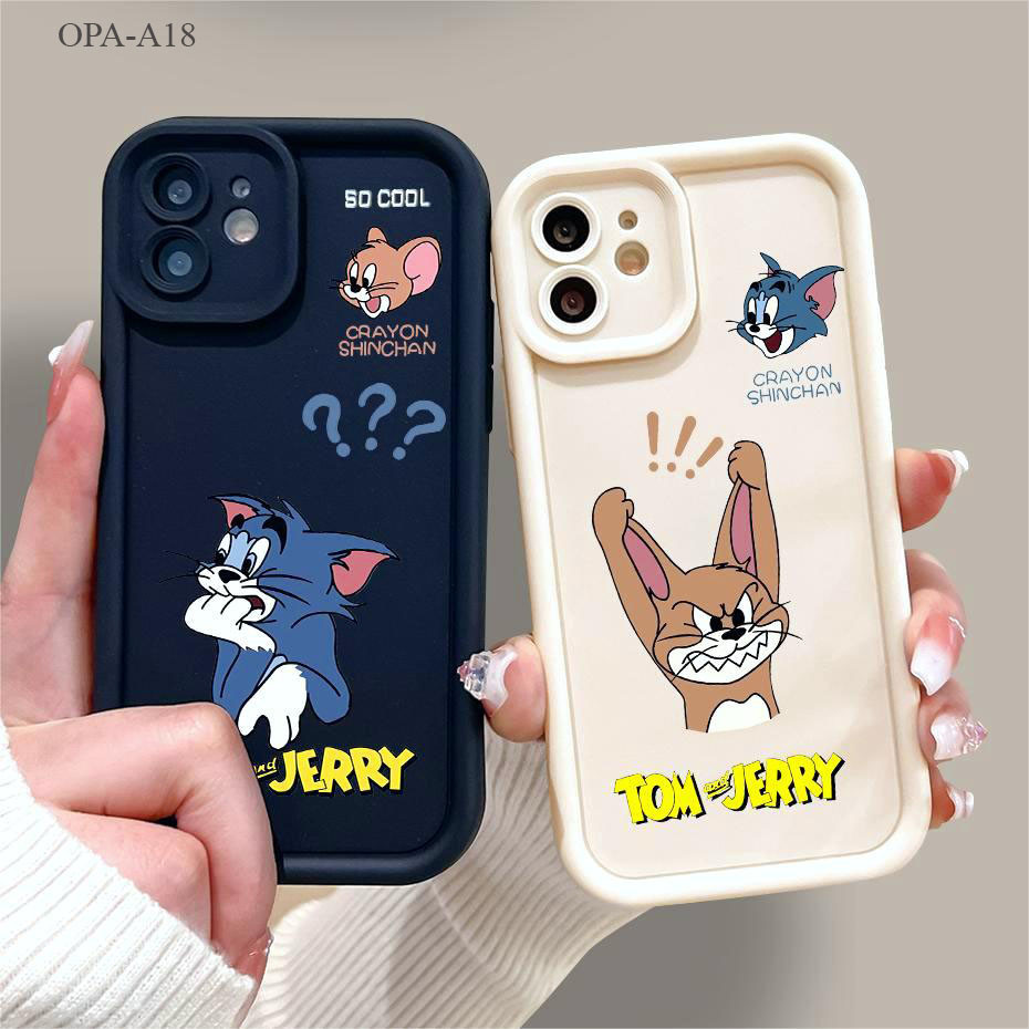 เคส For OPPO A18 A17 A38 A31 A15 A16 A3S A58 A54 A94 A57 A7 A5S A12 A9 A16K A78 A74 A76 Reno 10 5 Pro 4G 5G 2020 JT