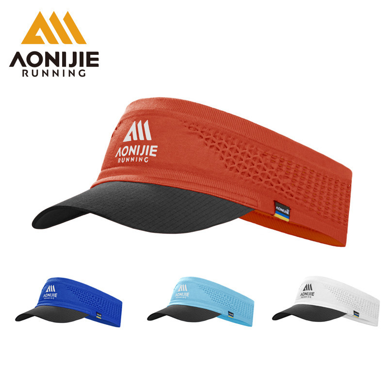 Aonijie E4619 หมวกกีฬาด้านบนที่ว่างเปล่าสําหรับผู้ชายผู้หญิง Sun Visor Protection ยืดหยุ่นเบสบอล Jogging Trail วิ่งหมวก