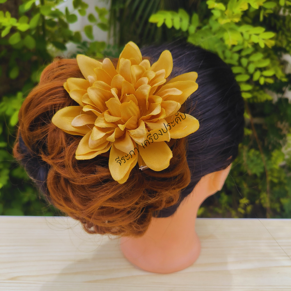 กิ๊บติดผมดอกไม้ ดอกไม้ประดับผม กิ๊บดอกไม้ พร้อมส่ง - รูปที่ 6