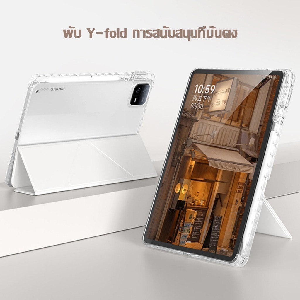 เคส Xiaomi Redmi Pad SE 2023 11 นิ้ว ตัว y+3 อะคริลิค หลังใส มีช่องใส่ปากกา case for Xiaomi Pad 6/6 Pro เคสแท็บเล็ต - รูปที่ 2