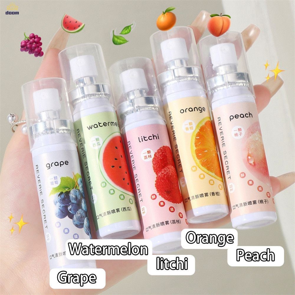 [ซื้อ 1 แถม 1] สเปรย์ดับกลิ่นปาก สเปรย์ดับกลิ่นปาก สเปรย์ดับกลิ่นปากแบบพกพา 【Doom】