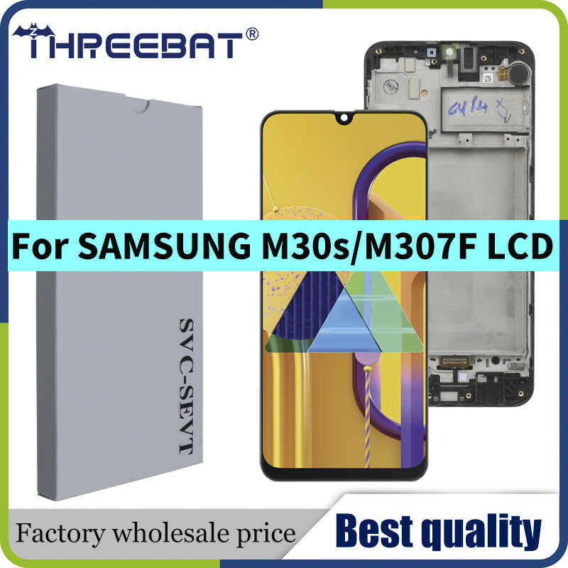 6.4'' New Super AMOLED Display For Samsung M30s M307 M307F LCD Display Touch Screen Digitizer Asse