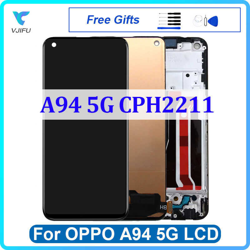 Incell Screen For OPPO A94 5G CPH2211 LCD Display Touch Panel Digitizer Assembly A94 Pantalla Repl