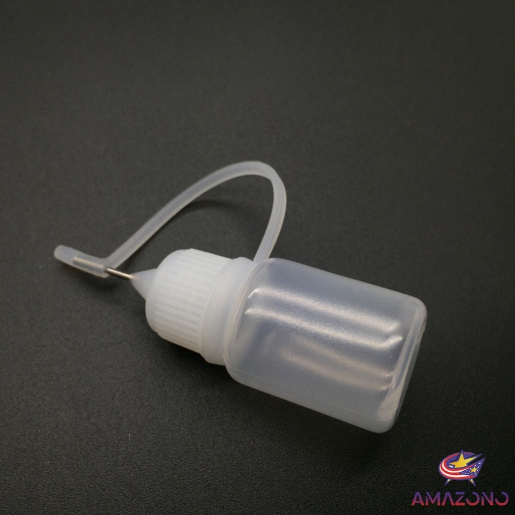 Amaz หัวเข็มขวดน้ำมัน ขวดหยด ขวดแบ่ง DIY อุปกรณ์ ขวดดรอเปอร์ ปลายแหลม Dropper Bottles