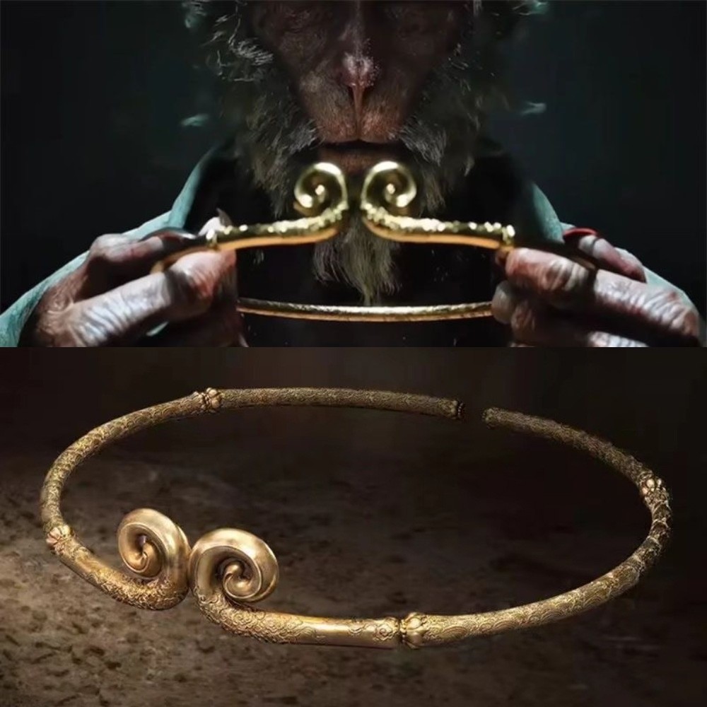 Black Myth Wukong เกมแน่น Hoop รุ่นคอลเลกชัน Creative COS Props ของขวัญ
