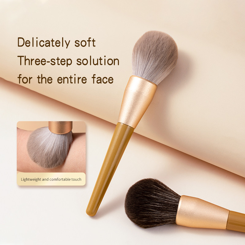 Ovw Loose Powder & Blush Brush แปรงแต่งหน้าแป้งฟูนุ่มพิเศษ W00011/W00012