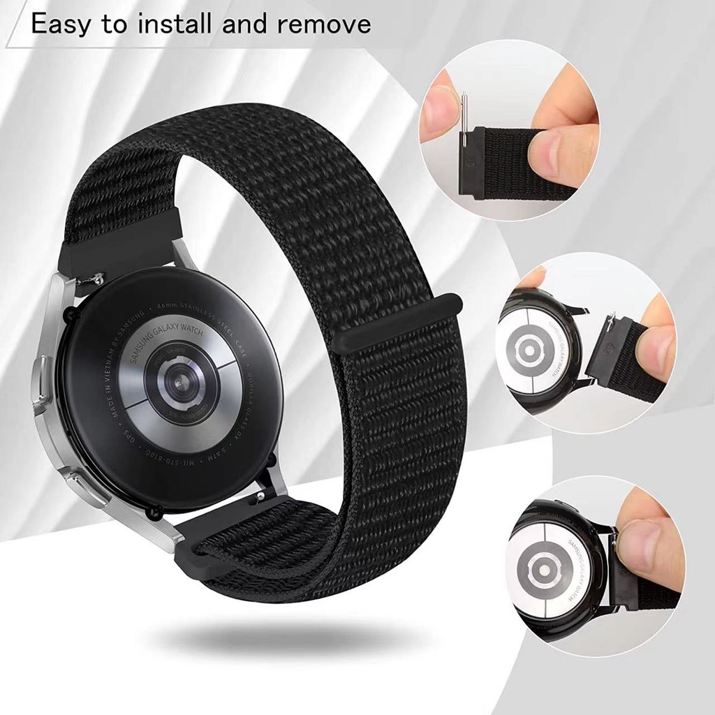 สายนาฬิกาไนลอนHuawei GT/Gt2/Gt3/Gt4/GT3pro/Gt2e/watch2/2e/3pro/3/4/buds/runner/Ultimateสาย20mm22mm