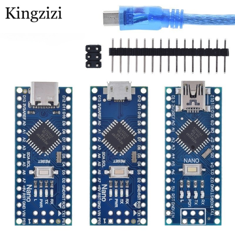 Nano พร้อม bootloader ใช้งานร่วมกับ Nano 3.0 controller สําหรับ arduino CH340 USB driver 16Mhz Nano 