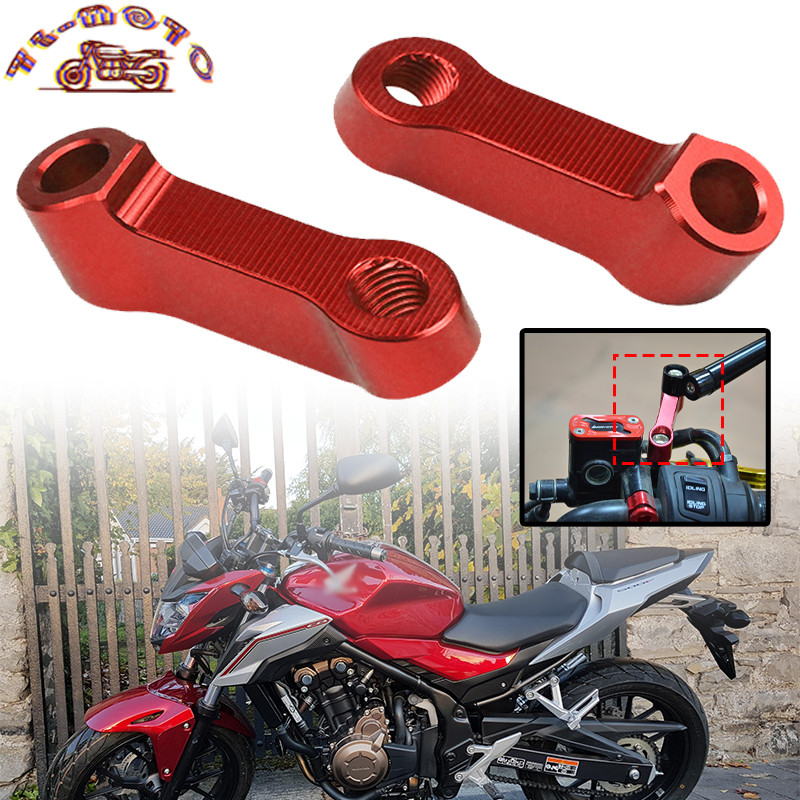 Yกระจกมองหลังสำหรับรถยนต์ฮอนด้า CB400 Vtec CB500F CB1100 CB1300 CB600F อุปกรณ์เสริมรถจักรยานยนต์กระจ