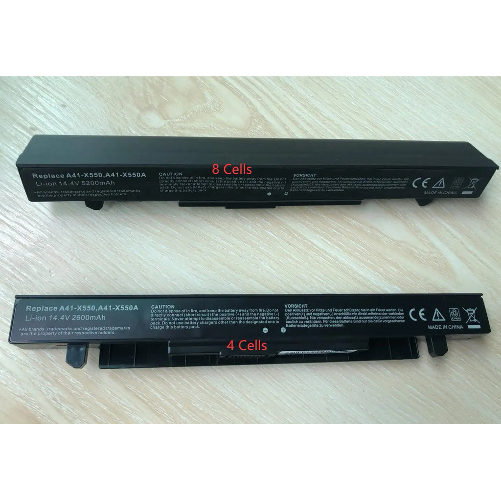 4400mAh  X550l Battery A41-X550 A41-X550A For ASUS X550L X450 X450C R409CC X552E K5 X550V X550VB X55