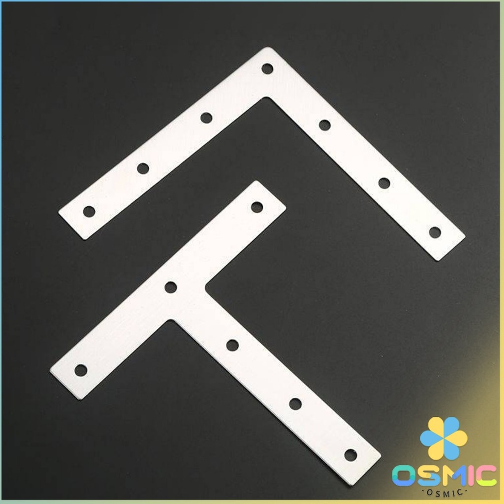 MIC 1 ชิ้น เหล็กฉากยึดปานประตู ฉากเข้ามุม เจาะรู ตัว L ตัว T ขนาด ขนาดต่างๆ Bracket Support Brace - รูปที่ 4