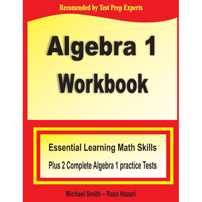 หนังสือแบบฝึกหัด Algebra 1 - หนังสือปกอ่อน - อังกฤษ - 9781636200019