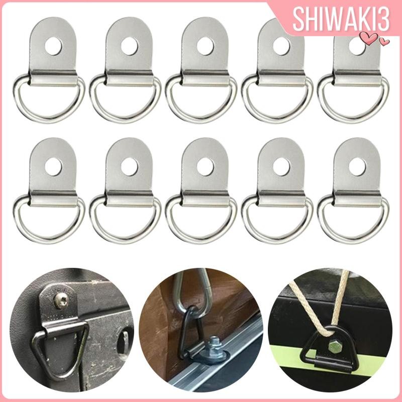 10 ชิ้น รูปตัว D ผูกลงสมอ ฟิตติ้ง สําหรับรถพ่วง RV - รูปที่ 7