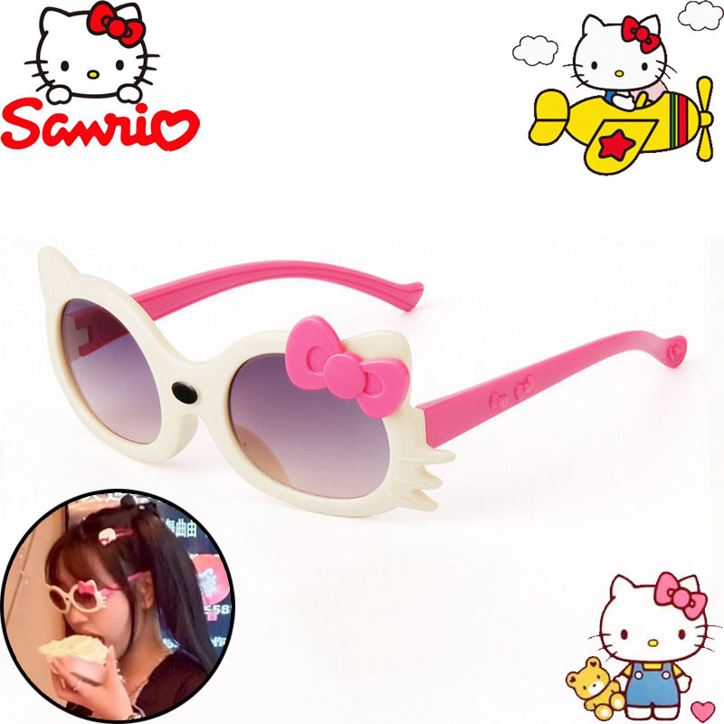 Y2k สไตล์ Hello Kitty แว่นตากันแดดแฟชั่นแว่นตา Props นักเรียนหญิงน่ารักการ์ตูนแว่นตากันแดดของขวัญ