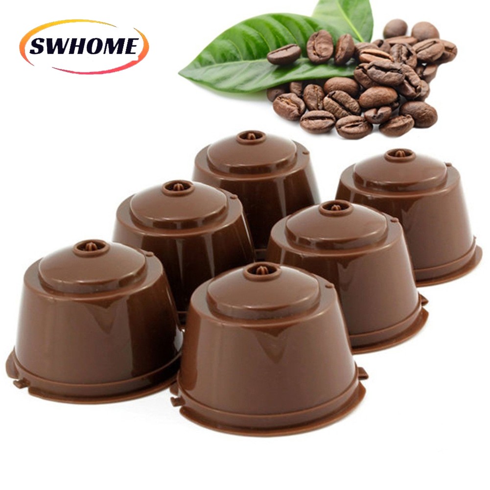 สวโฮม! แคปซูลกาแฟแบบใช้ซ้ําได้สําหรับเครื่อง Nescafe สําหรับ Dolce Gusto แคปซูลรีฟิล สต็อกพร้อม